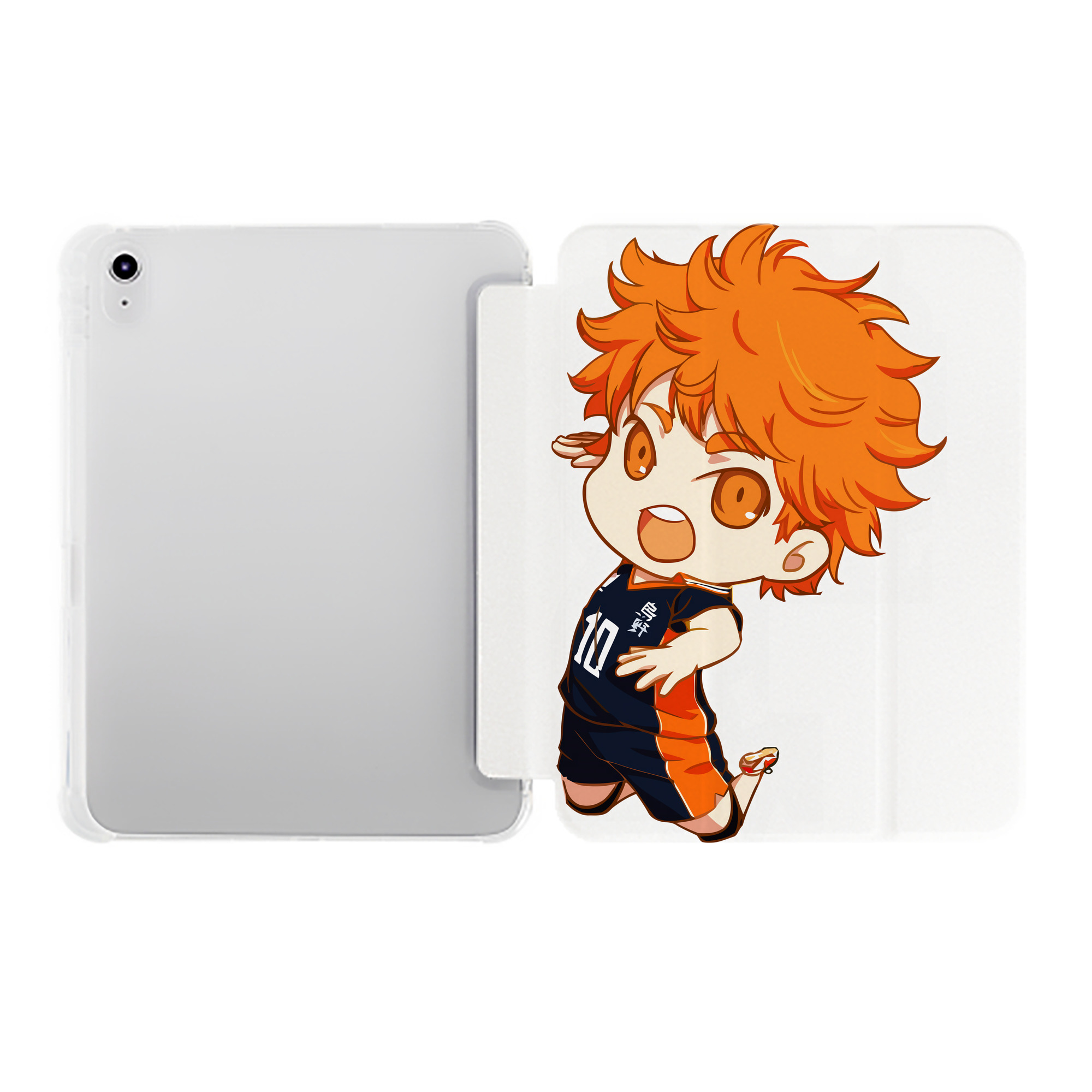 （画像用） ハイキュー!! Haikyu!! IPad ケース ペン収納付き 三つ折りスタンド PUレザー×シリコン 対応機種9.5/10.5/10.9インチ